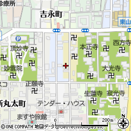 京都府京都市左京区頭町周辺の地図