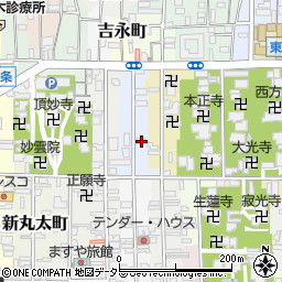 京都府京都市左京区新東洞院町271周辺の地図
