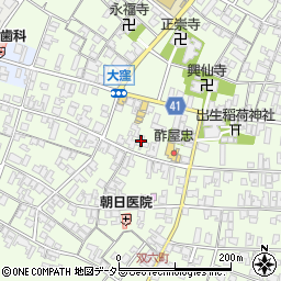 滋賀県蒲生郡日野町大窪741周辺の地図