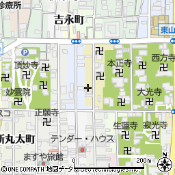 京都府京都市左京区頭町周辺の地図