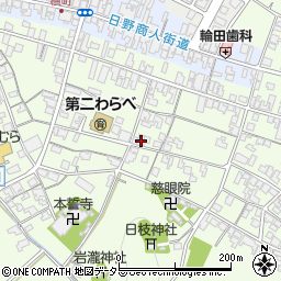 滋賀県蒲生郡日野町大窪1280周辺の地図