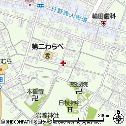 滋賀県蒲生郡日野町大窪1282周辺の地図