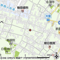 滋賀県蒲生郡日野町大窪777周辺の地図