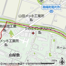中川工業第１工場周辺の地図