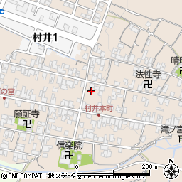 滋賀県蒲生郡日野町村井1309周辺の地図