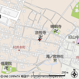 滋賀県蒲生郡日野町村井1226周辺の地図