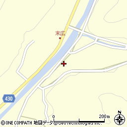 兵庫県姫路市安富町末広205周辺の地図