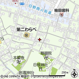 滋賀県蒲生郡日野町大窪1278周辺の地図
