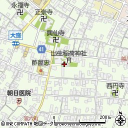 滋賀県蒲生郡日野町大窪591周辺の地図