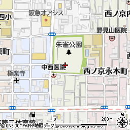 京都府京都市中京区西ノ京船塚町周辺の地図