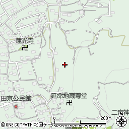 静岡県伊豆の国市田京周辺の地図