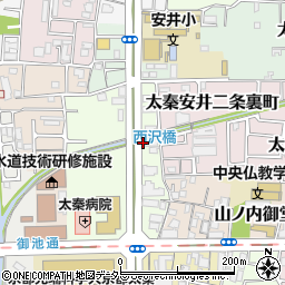 太秦病院周辺の地図
