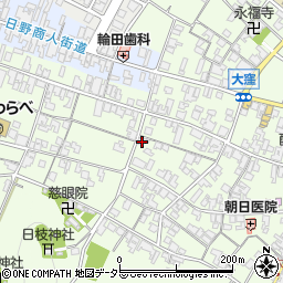 滋賀県蒲生郡日野町大窪778周辺の地図