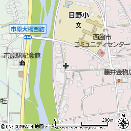 公文式　西脇西田教室周辺の地図
