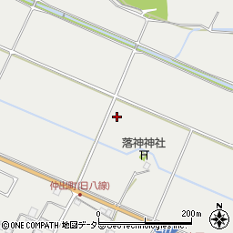 滋賀県日野町（蒲生郡）西大路周辺の地図