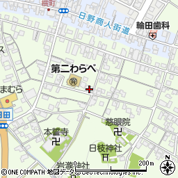 滋賀県蒲生郡日野町大窪950周辺の地図
