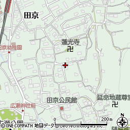 静岡県伊豆の国市田京531周辺の地図
