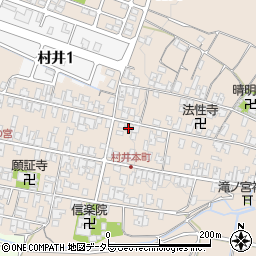 滋賀県蒲生郡日野町村井1310周辺の地図