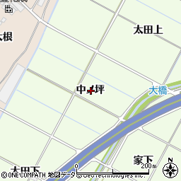 愛知県豊田市和会町中ノ坪周辺の地図