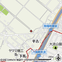 愛知県豊田市駒場町朝日76周辺の地図