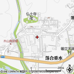 岡山県真庭市落合垂水1064-32周辺の地図