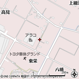 愛知県豊田市吉原町（東栄）周辺の地図