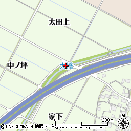 愛知県豊田市和会町道下周辺の地図