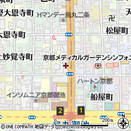 東京センチュリー株式会社　京都支店周辺の地図