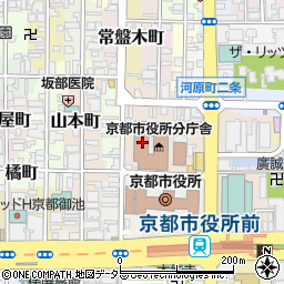 京都府京都市中京区榎木町周辺の地図