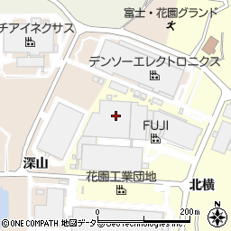 株式会社ＦＵＪＩ　岡崎工場周辺の地図