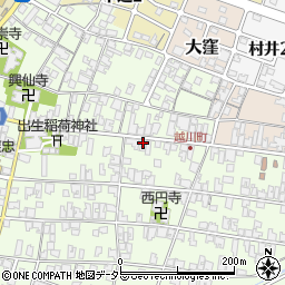 滋賀県蒲生郡日野町大窪611周辺の地図