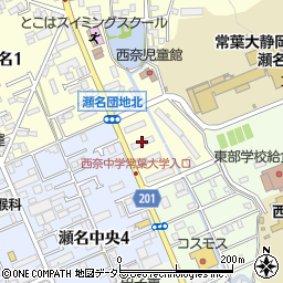 静岡市営瀬名南団地周辺の地図