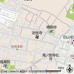 法性寺周辺の地図