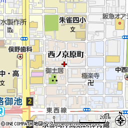 京都府京都市中京区西ノ京原町27周辺の地図