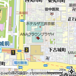 ＡＮＡクラウンプラザホテル京都　平安の間周辺の地図