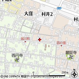 滋賀県蒲生郡日野町村井1278周辺の地図