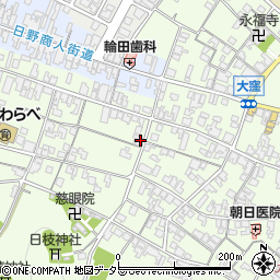 滋賀県蒲生郡日野町大窪804周辺の地図