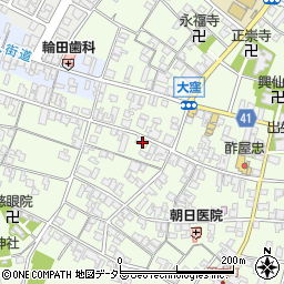 滋賀県蒲生郡日野町大窪787周辺の地図