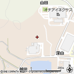 愛知県岡崎市真福寺町越田周辺の地図
