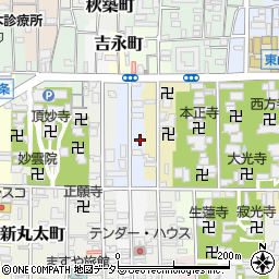 京都府京都市左京区新東洞院町周辺の地図