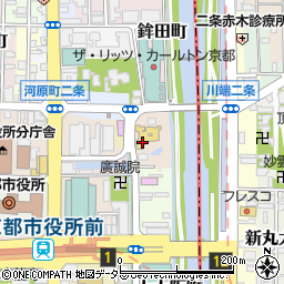 京都府京都市中京区東生洲町周辺の地図