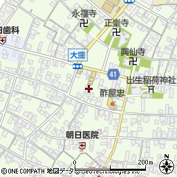 滋賀県蒲生郡日野町大窪750周辺の地図