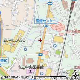 静岡県伊豆の国市田京163周辺の地図