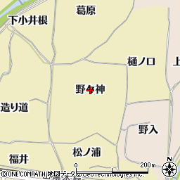 京都府亀岡市篠町柏原（野々神）周辺の地図