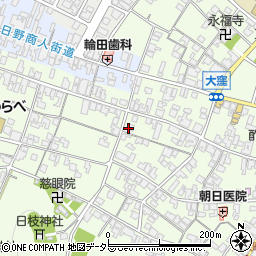 滋賀県蒲生郡日野町大窪779周辺の地図