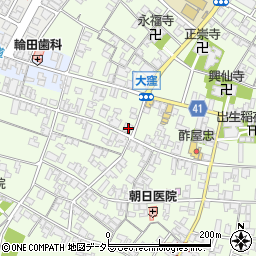 滋賀県蒲生郡日野町大窪757周辺の地図
