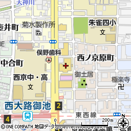 サンディ京都西ノ京店周辺の地図