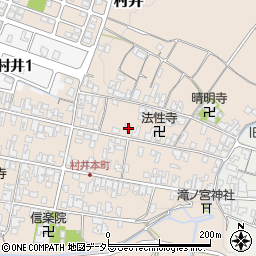 滋賀県蒲生郡日野町村井1231周辺の地図