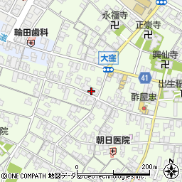 滋賀県蒲生郡日野町大窪791周辺の地図