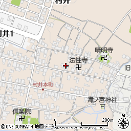 滋賀県蒲生郡日野町村井1230周辺の地図